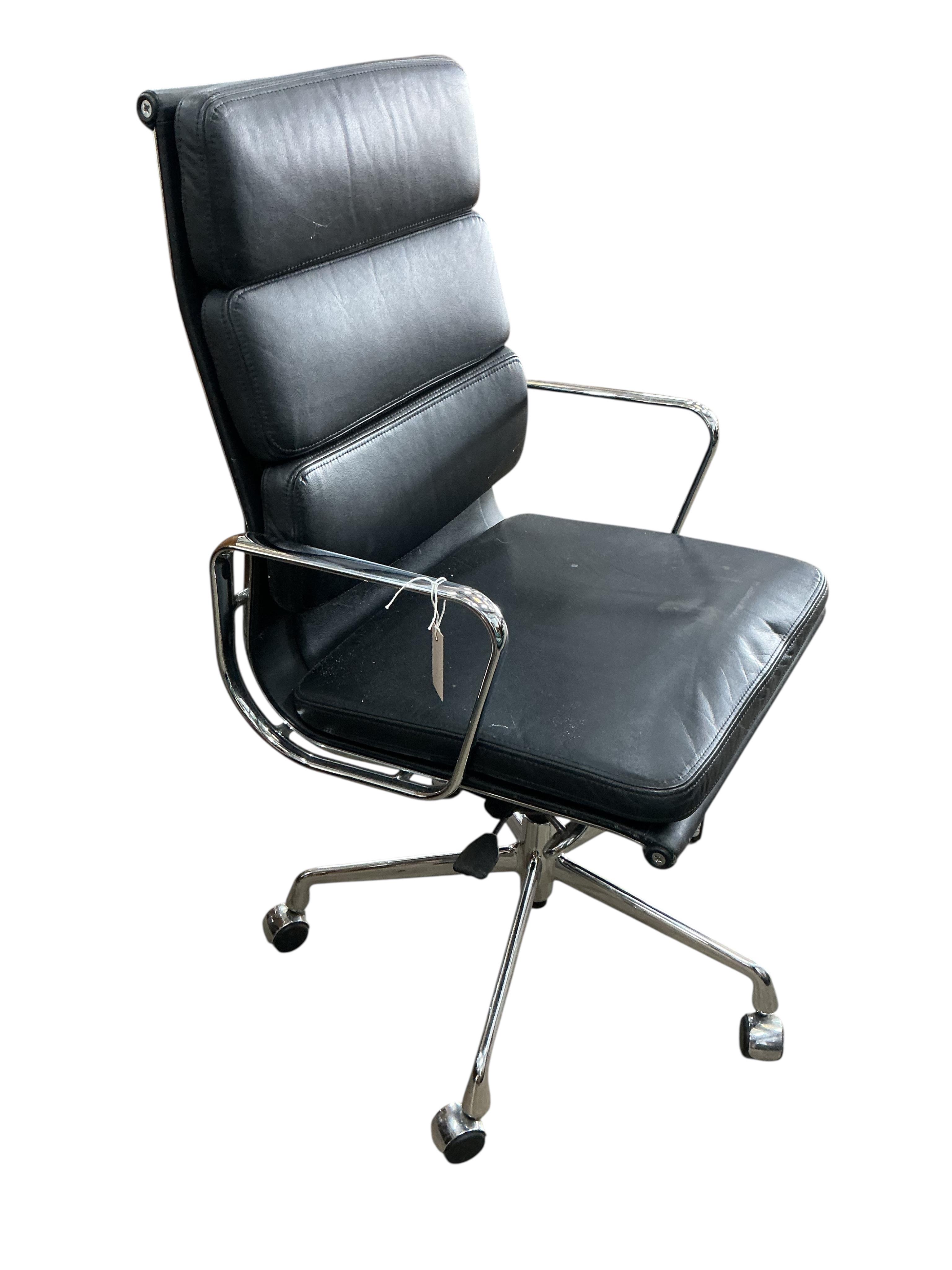 An Eames Vitra desk chair, width 57cm, depth 52cm, height 107cm